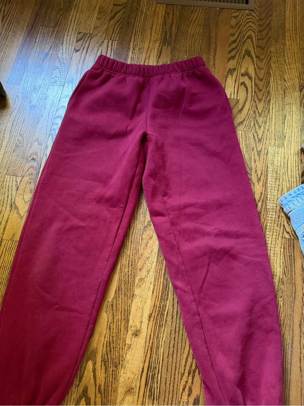 Edikted Maroon Track Joggers